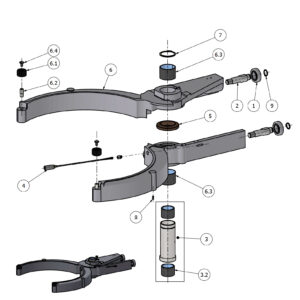 Varimixer AR200 VL5 - Spare Parts - bowl arms