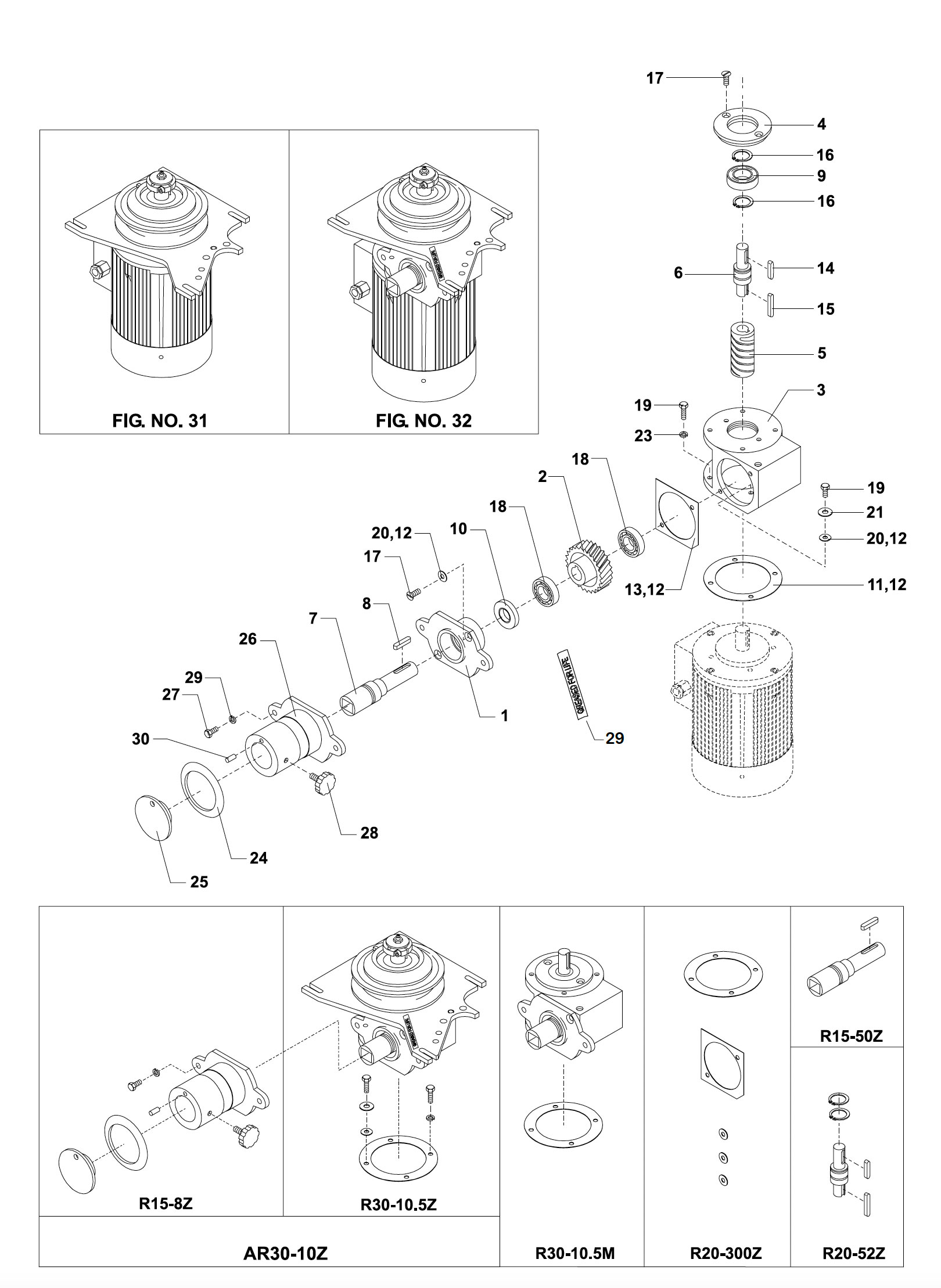Varimixer AR30 VL1 - Spare Parts - attachment drive