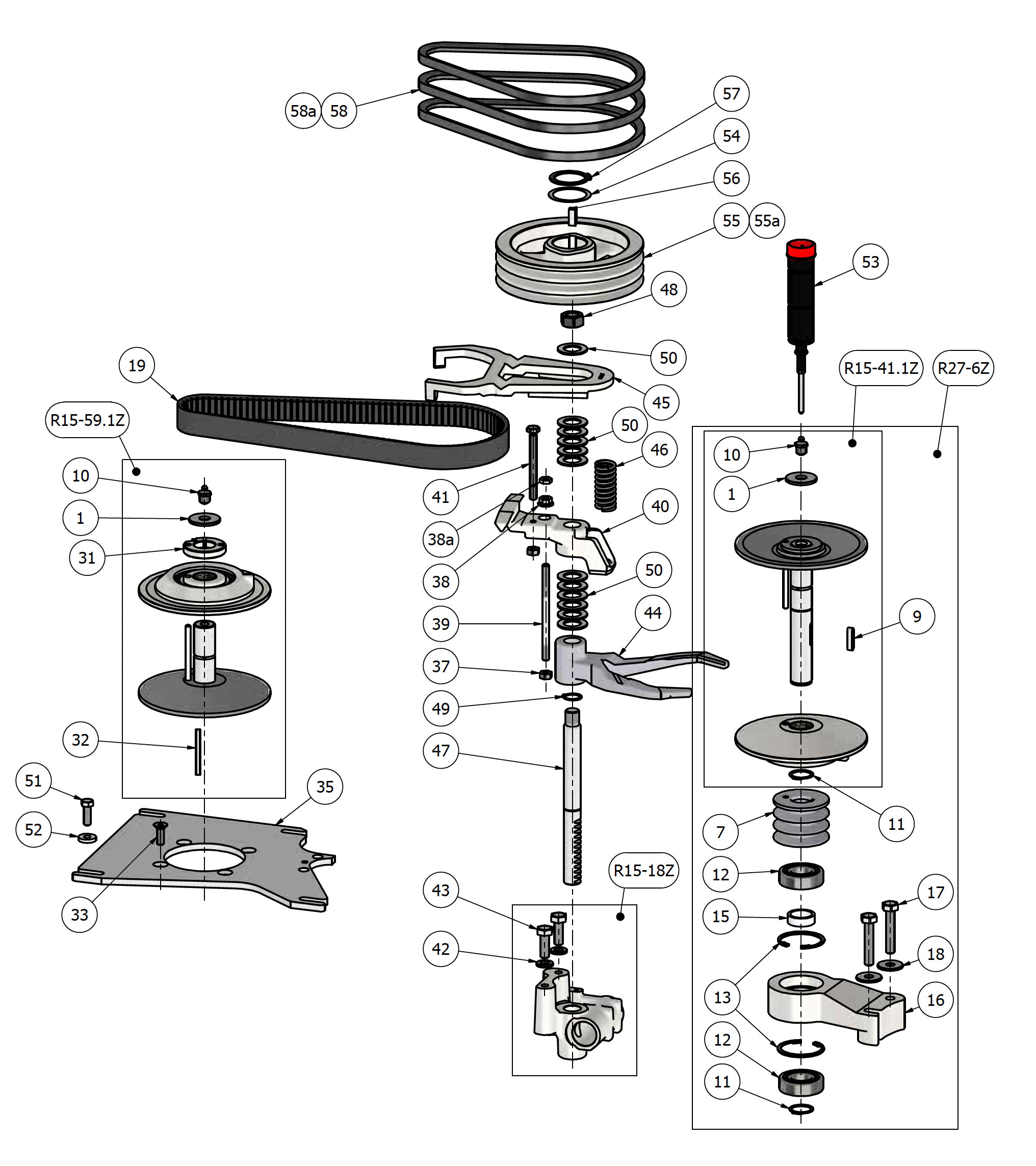 Varimixer AR30 VL1 - Spare Parts - transmission