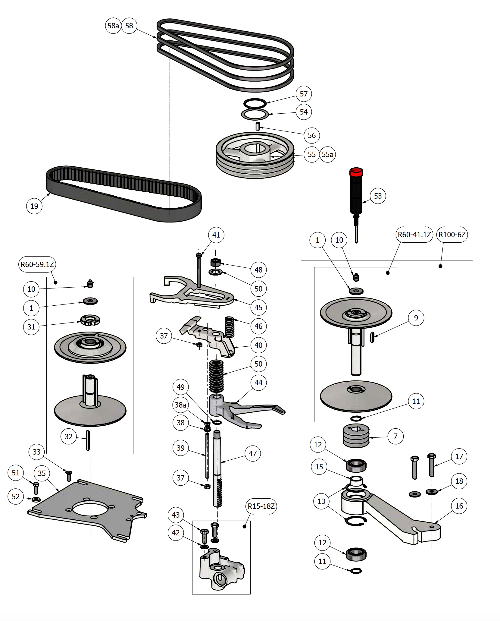 Varimixer AR80 VL1 - Spare Parts - transmission