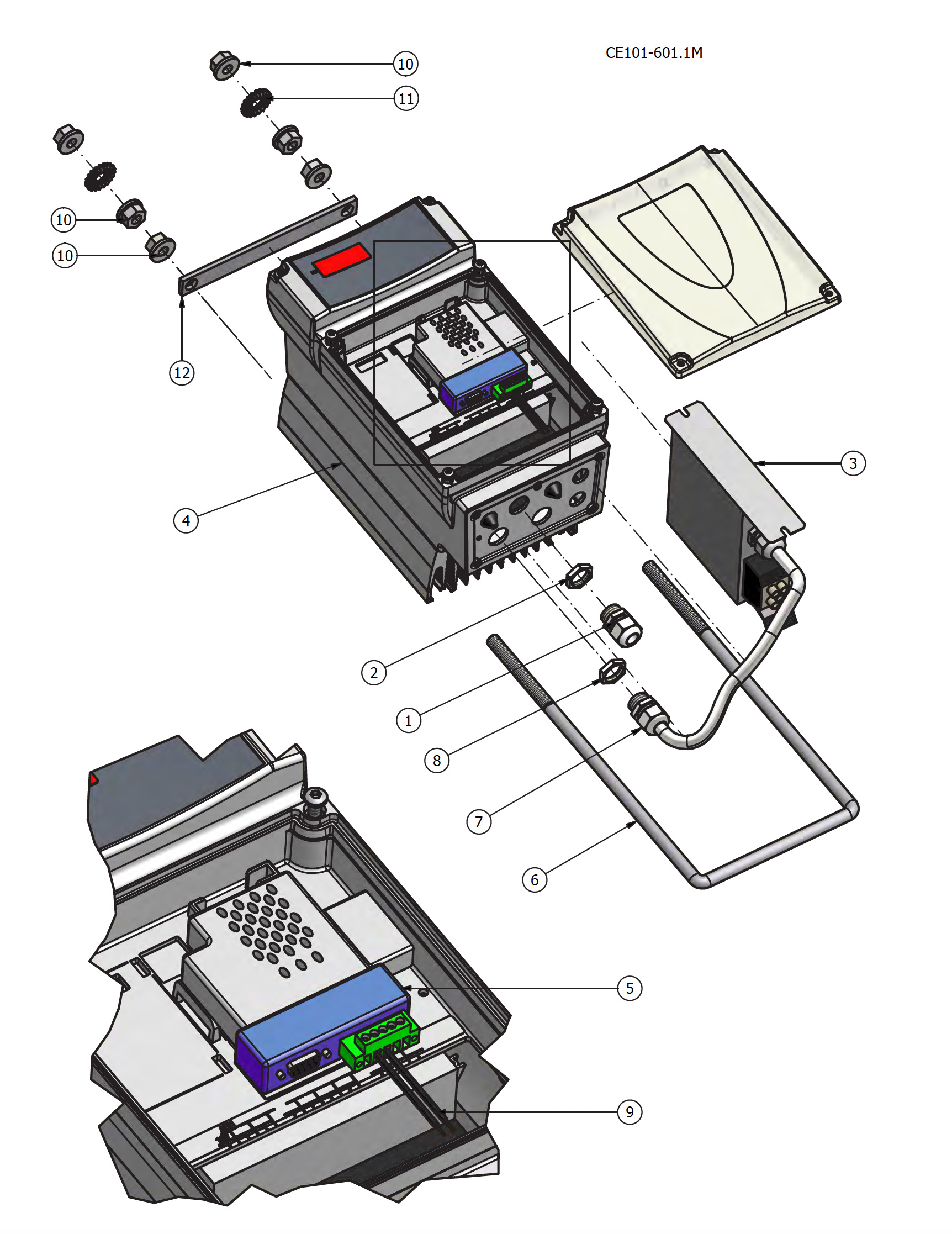 Varimixer ERGO100 VL4 - Reservedele - frekvensomformer