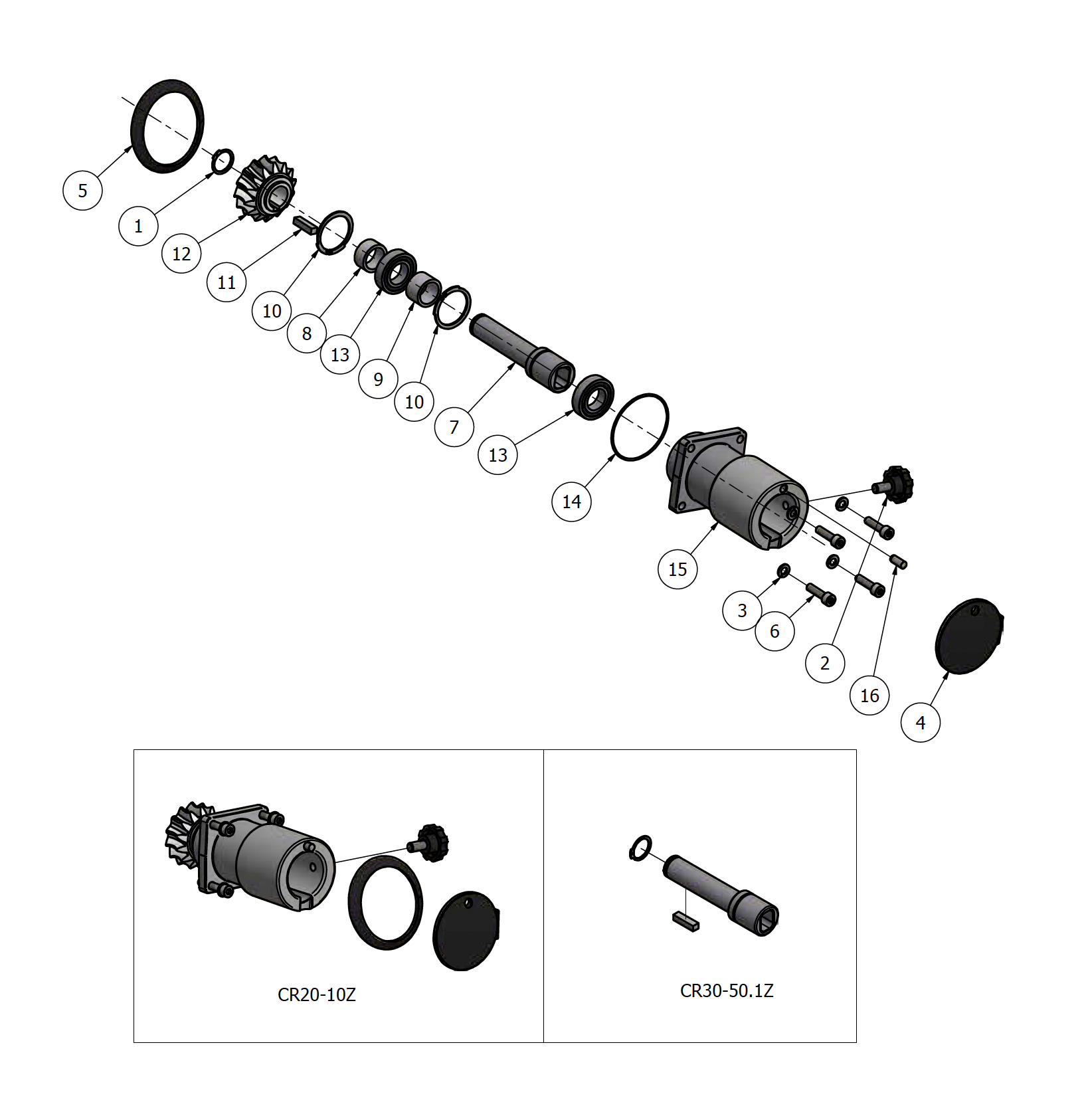 Varimixer KODIAK20 - Spare Parts - attachment drive