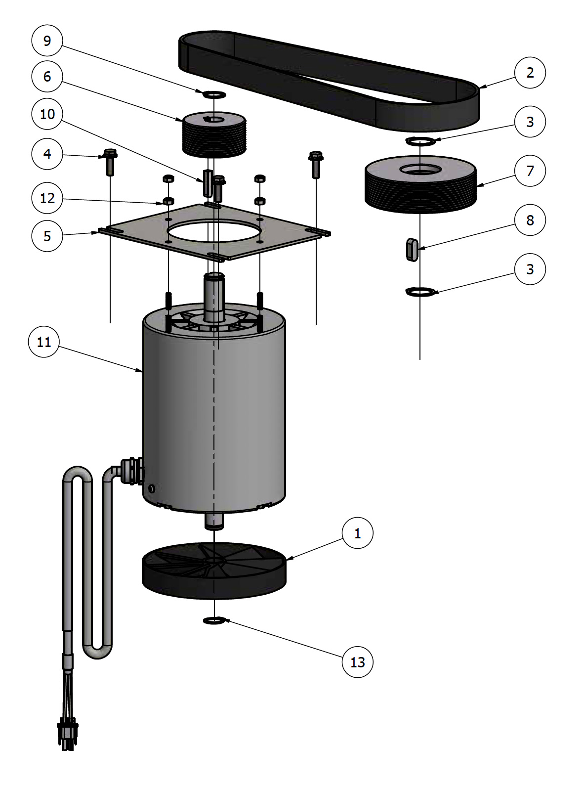 Varimixer KODIAK20 - Spare Parts - driveline
