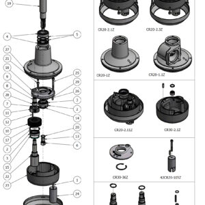 Varimixer KODIAK20 - Spare Parts - planetary head