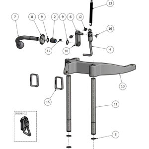 Varimixer KODIAK30 - Spare Parts - lifting system