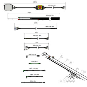 Varimixer ERGO140 VL5 - Spare Parts - cables