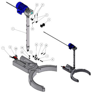 Varimixer ERGO140 VL5 - Spare Parts - lifting system