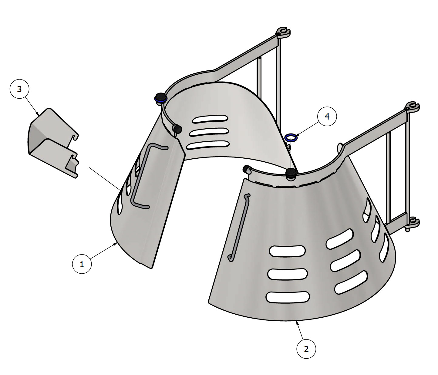 Varimixer ERGO140 VL5 - Spare Parts - safety guard