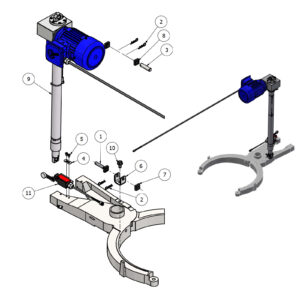 Varimixer ERGO60 VL5 - Spare Parts - lifting system