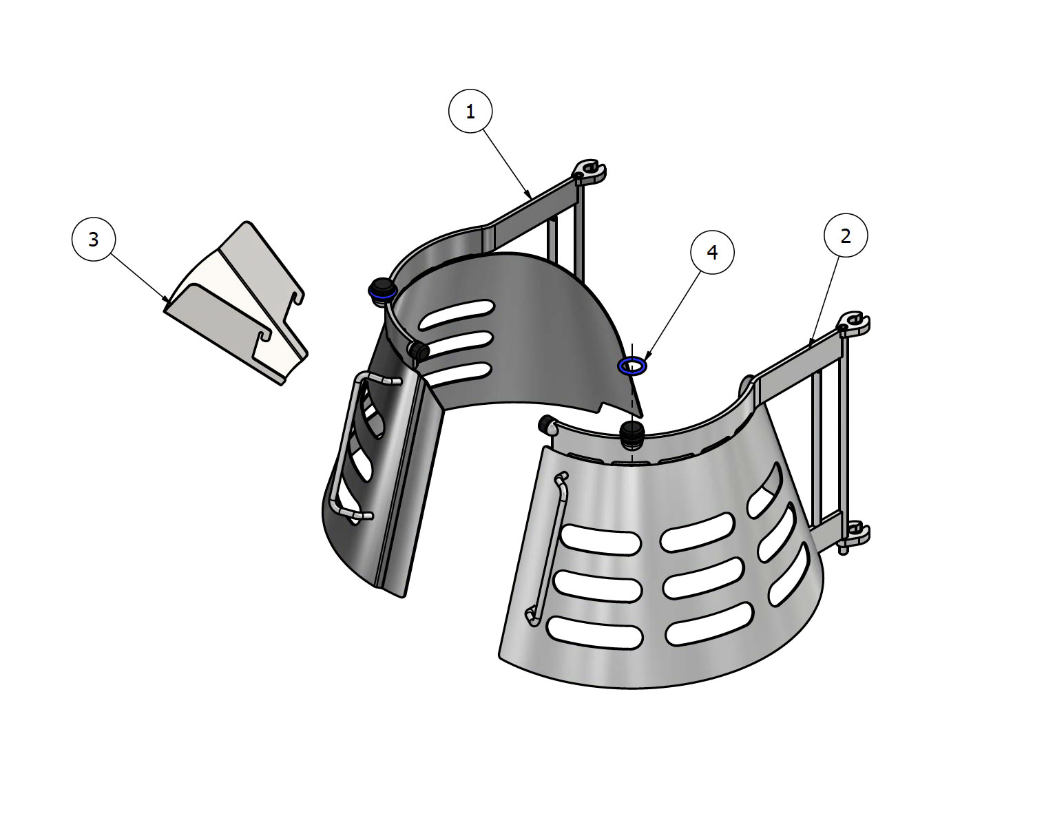 Varimixer ERGO60 VL5 - Reservedele - sikkerhedsskærm