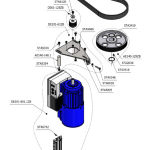 Varimixer ERGO100 VL5 - Spare Parts - drive system