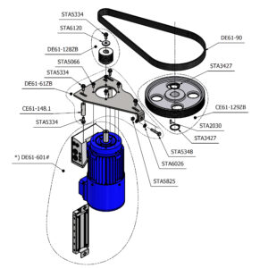 Varimixer ERGO60 VL5 - Spare Parts - drive system