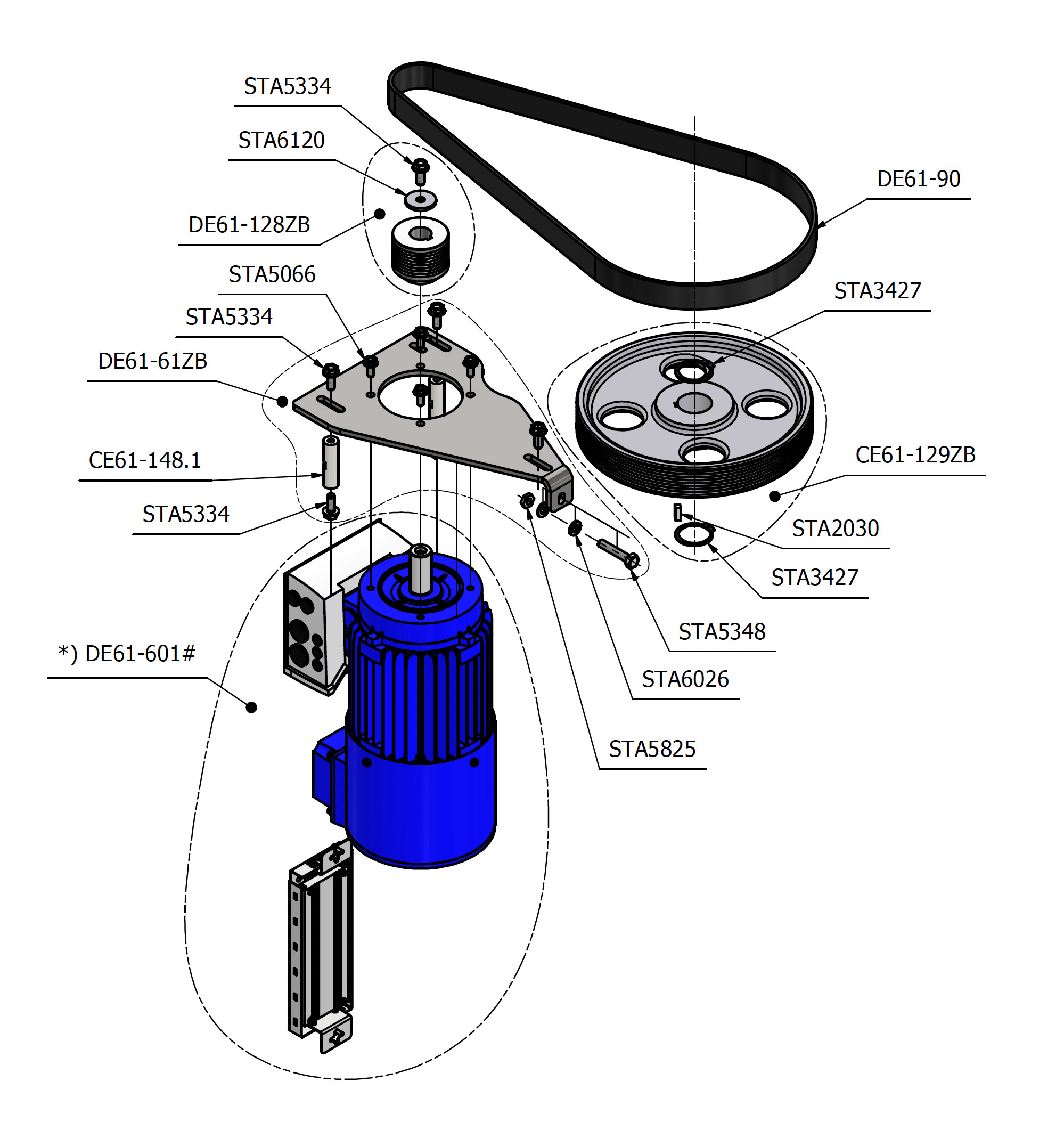 Varimixer ERGO60 VL5 - Spare Parts - drive system