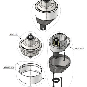 Varimixer ERGO60 VL5 - Spare Parts - planetary head