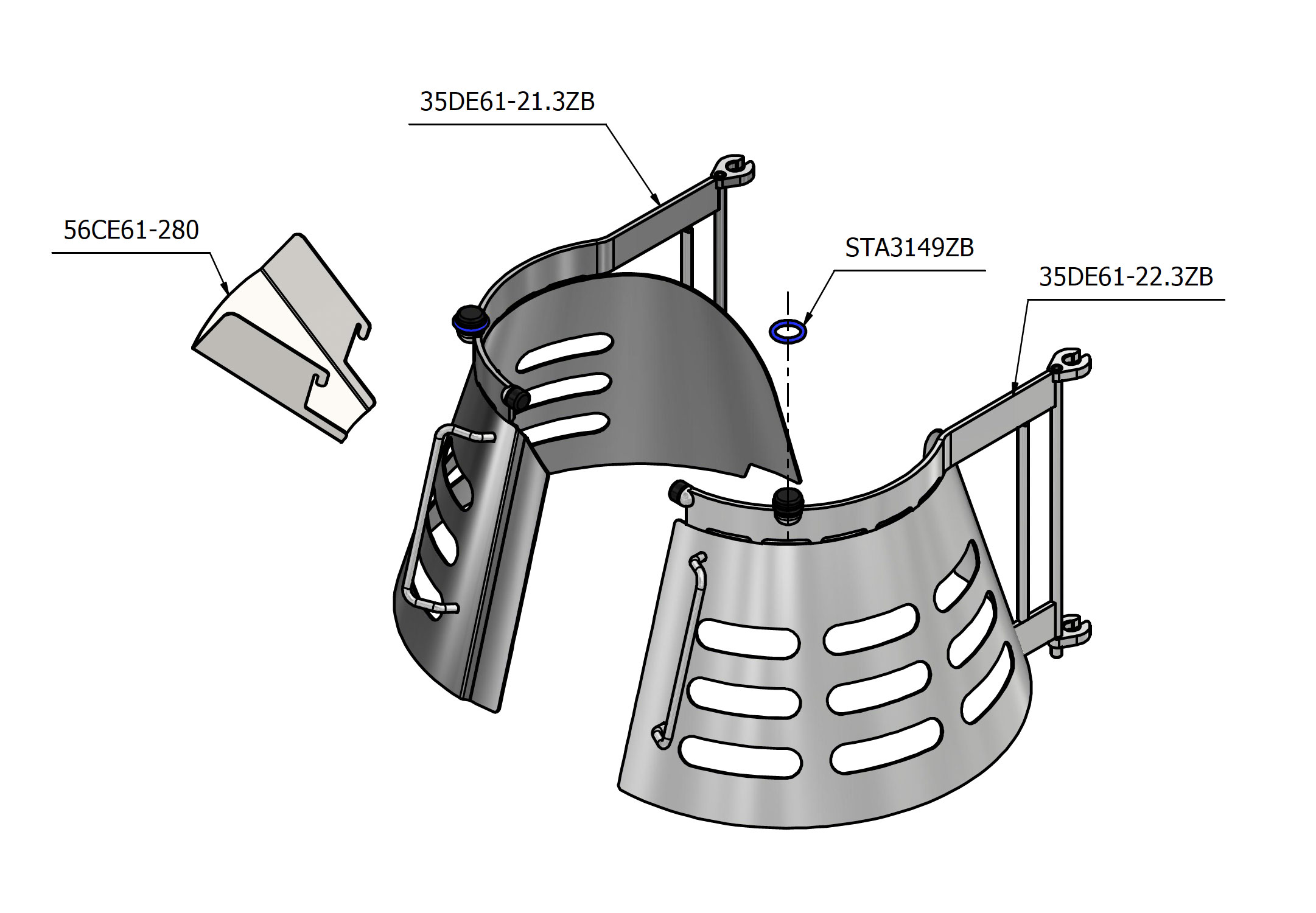 Varimixer ERGO60 VL5 - Reservedele - sikkerhedsskærm 2