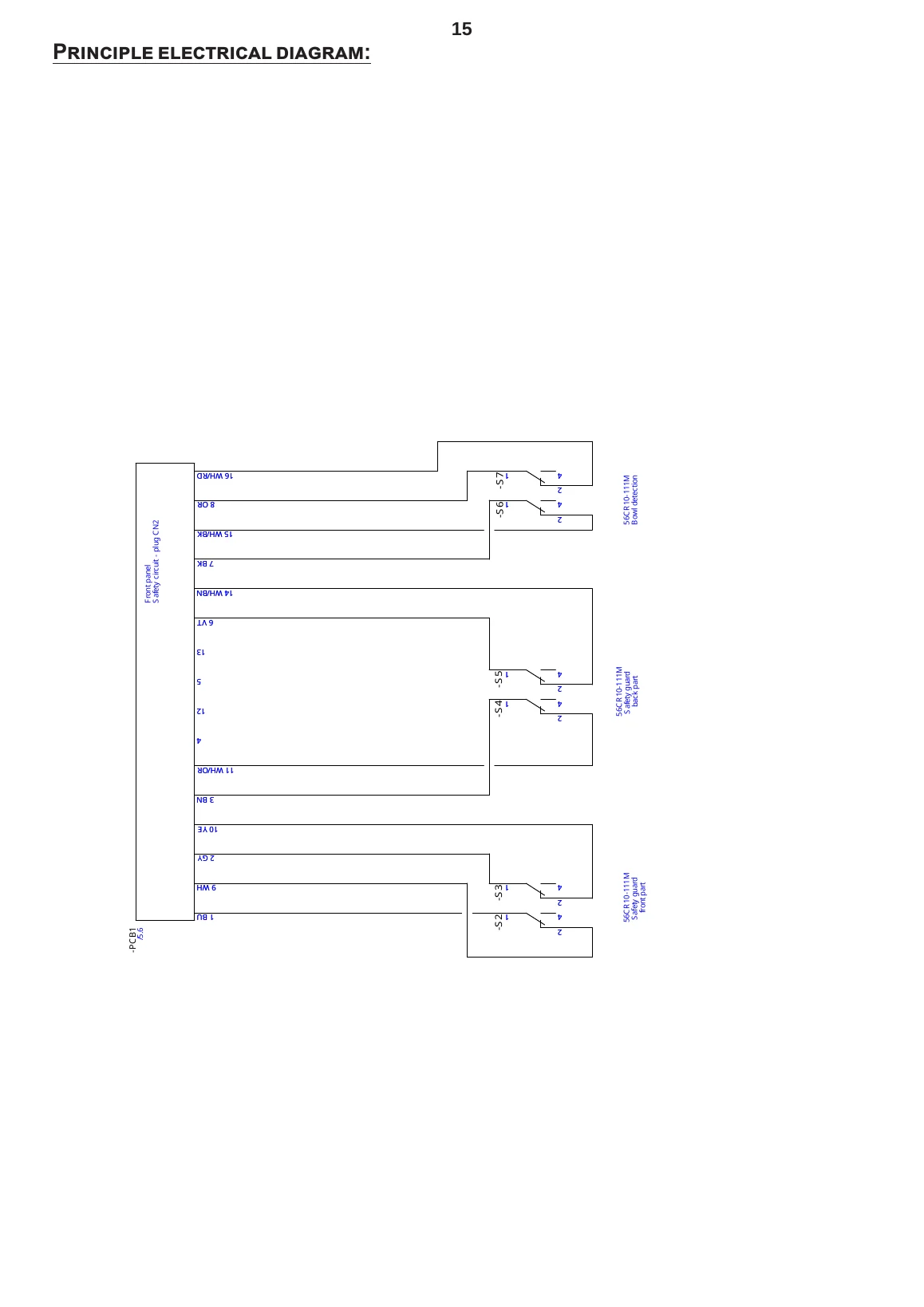 VL-1 safety circuit principle diagram